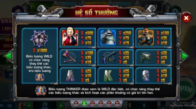 Những nhiệm vụ và thách thức của game quay hũ Suicide Squad