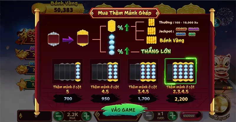 Hướng dẫn cách chơi game Trung Thu Bóc Bánh từ cao thủ